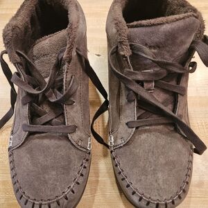 Skechers Brown Kids Moccasins